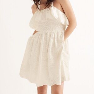 Embroidered White Madewell Dress